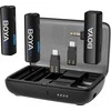 BOYA BOYALINK V2.0 belaidžiai mikrofonai 2.4GHZ USB-C - Juodas