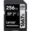 Atminties kortelė „Lexar SDXC 256GB Professional 1667x UHS-II U3“ (120/250 MB/s)