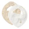 Little Dutch Bryndáček bandana 2 ks Husa Newborn Naturals