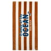 Rankšluostis Little Dutch Beach towel ´Ocean World Brown Stripe´ 60×120 cm