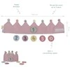 Little Dutch Gimtadienio karūna su skaičiais, rausva