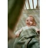 Little Dutch Cot blanket knitted `Pure Sage´ 110×140 cm