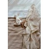 Little Dutch Cot blanket knitted `Pure Soft rusvai gelsvas´ 110×140 cm