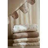 Little Dutch Cot blanket knitted `Pure Soft rusvai gelsvas´ 110×140 cm