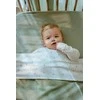Little Dutch Cot blanket `Pure Sage Leaves´ 110×140 cm