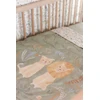 Little Dutch Cot Blanket quilted embroidery `Safari Wonders Žalias´ 110×140 cm
