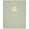 Little Dutch Cot Blanket quilted embroidery `Safari Wonders Žalias´ 110×140 cm
