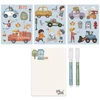 Little Dutch Magnet &amp; Draw Set ´Jim &amp; Vehicles´