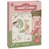 Little Dutch Magnet &amp; Draw Set ´Rosa &amp; Fairy Garden´