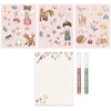 Little Dutch Magnet &amp; Draw Set ´Rosa &amp; Fairy Garden´