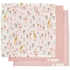 Little Dutch Mouth Wipes muslin set `Blooming Safari´