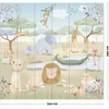 Little Dutch Photo Wallpaper fleece ´Safari Friends´ 300x280 cm