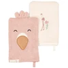 Little Dutch Washcloths Set Flamingo ´Blooming Safari`
