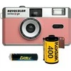 Rožinė Novocolor Swiss+Go 35mm Analog Camera Rožinė (incl. Film, Case & Baterija)