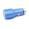 Omega automobilinis įkroviklis 2xUSB 2100mA metalinis, mėlynas (43343)