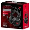Laisvų rankų įranga VARR GAMING VH6020 su mikrofonu (RGB 3,5mm) juoda