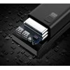 Išorinė baterija POWER BANK Platinet 30000mAh (4xUSB; 1xType-C; QC3.0 22,5W) juoda