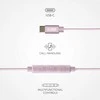 SBS Studio Mix 65c pusiau į ausis įdedamos ausinės su USB-C jungtimi, rožinės - Ausinės su mikrofonu