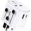 SBS TEADAPTUSBTCUNI USB-C USB-A universalus kelioninis adapteris - Baltos