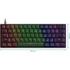 Speedlink ATMOS RGB Rainbow mechaninė žaidimų klaviatūra su rudais jungikliais, juoda, JAV išdėstymas