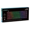 Speedlink ATMOS RGB Rainbow mechaninė žaidimų klaviatūra su rudais jungikliais, juoda, JAV išdėstymas