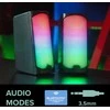 Kompiuterio kolonėlės Speedlink - TONOS RGB žaidimų stereo garsiakalbis, juodas