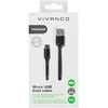 „Vivanco“ laidas „microUSB“ – USB 2.0 1,2 m (36251)