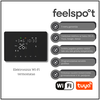 Elektroninis programuojamas termostatas Feelspot WTH25.05RF Wi-Fi, juodas