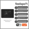 Elektroninis programuojamas termostatas Feelspot WTH25.05RF Wi-Fi, juodas
