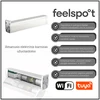 Virdulys Išmanusis užuolaidų valdymo karnizas (karnizas 5m) Feelspot FS-CM05W WiFi, Tuya