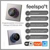 Programuojamas termostatas Feelspot WTH08.16G WiFi, pilkas, Tuya, Smart Life
