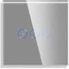 Sensorinis jungiklio dangtelis dimeriui Feelspot, pilkas, 86x86mm