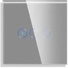 Sensorinis jungiklio dangtelis dimeriui Feelspot, pilkas, 86x86mm
