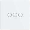 Tripolis sensorinis jungiklio dangtelis Feelspot, baltas, 86x86mm