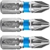 Atsuktuvų antgalis PZ2 x 25 mm S2 3vnt. FORTUM 4741302