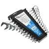 Kilpinių nikeliuotų raktų rinkinys 6-22 mm 12 vnt. CRV GEKO G11142