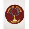 Klaipėdos Gedminų progimnazijos emblema, EMBLEMA: Emblema su prisiuvimu