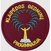 Klaipėdos Gedminų progimnazijos emblema, EMBLEMA: Emblema su prisiuvimu