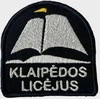 Klaipėdos Licėjaus emblema, EMBLEMA: Emblema su prisiuvimu