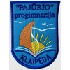 Klaipėdos „Pajūrio“ progimnazijos emblema, EMBLEMA: Emblema su prisiuvimu