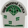 Mažeikių sodų pagrindinės mokyklos emblema, EMBLEMA: Emblema su prisiuvimu