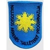 Naujosios Akmenės „Saulėtekio“ progimnazijos emblema, EMBLEMA: Emblema su prisiuvimu