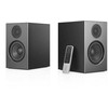 "Audio Pro A28 Linkplay" Maitinama stereo garsiakalbių sistema su žemų dažnių refleksu, juoda