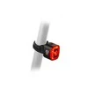 Author Cubus USB pakraunamas galinis žibintas su automatiniu stabdymo jutikliu, CobLed 70 lm, juoda/raudona