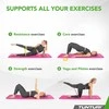 Fitneso kilimėlis Tunturi Fitnessmat NBR 15 mm, rožinės spalvos