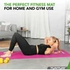 Fitneso kilimėlis Tunturi Fitnessmat NBR 15 mm, rožinės spalvos