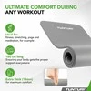Fitneso kilimėlis Tunturi Fitnessmat NBR 15 mm, pilkos spalvos