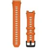 Kepurė „Garmin“ 22 mm laikrodžių apyrankės (Instinct 3–45 mm), „Ember“ oranžinės silikoninės
