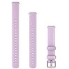 Garmin Lily 2 išmaniojo laikrodžio dirželis, 14 mm, violetinės spalvos silikoninis dirželis su violetinės spalvos detalėmis