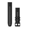 Garmin QuickFit 22 mm silikoninis laikrodžio dirželis, Juodas